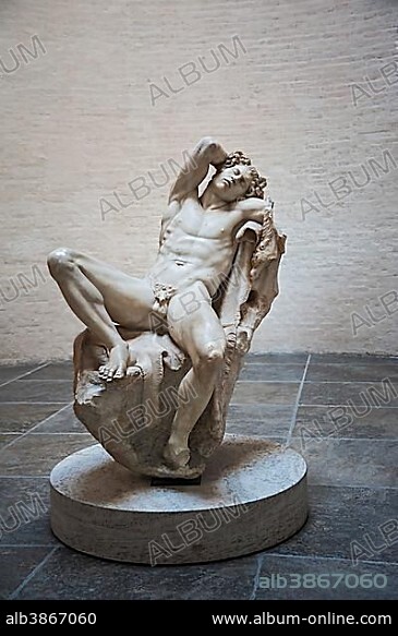 Barberini Faun or Drunken Satyr, Glyptothek, Munich, Bavaria, Germany, Europe.