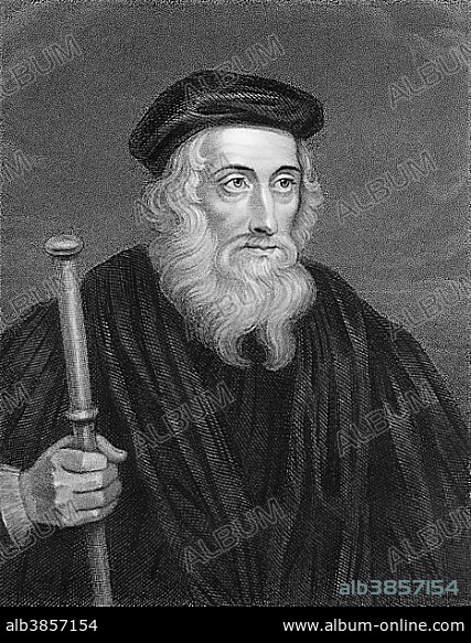 John Wycliffe or Wyclif, Wycliff, Wiclef, Wicliffe or Wickliffe, 1330, 1384, English philosopher, theologian and church reformer.