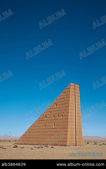 HANNSJÖRG VOTH. Artwork, Stairway to Heaven by Hansjörg Voth, Erfoud, Meknès-Tafilalet, Morocco, Africa.