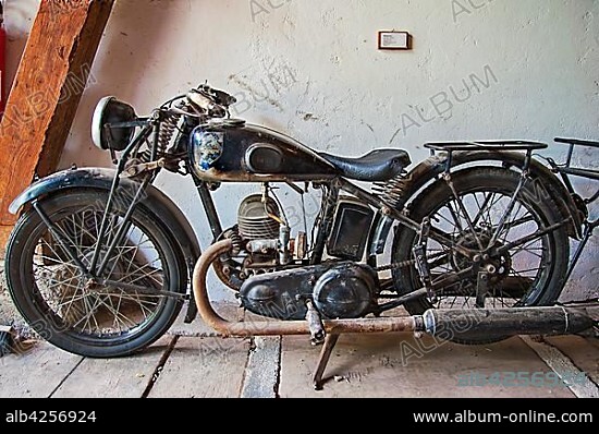 Motorcycle Triumph Noris 201, 6 hp, 1934, Farm Museum Jexhof, Schöngeising, Bavaria, Germany, Europe.