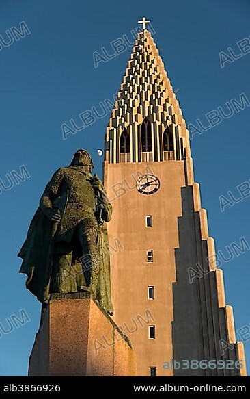 Halgrims Church, Miðbær, Reykjavík, Höfuðborgarsvæðið, Iceland, Europe.