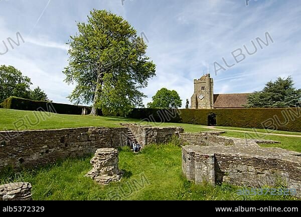 Battle Abbey is in the town of Battle near Hastings 1066 East Sussex England.