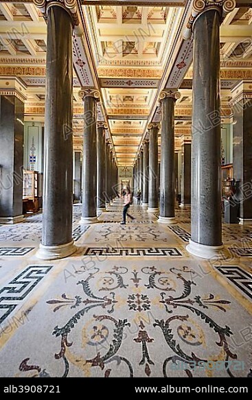 Interior of the Hermitage, Winter Palace, St. Petersburg, Russia, Europe.