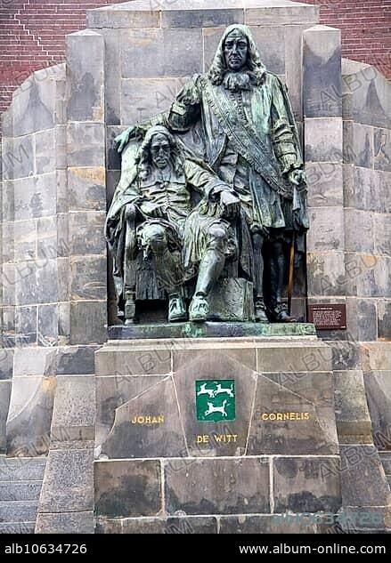 Johan and Cornelius de Witt statue Dordrecht, Netherlands.