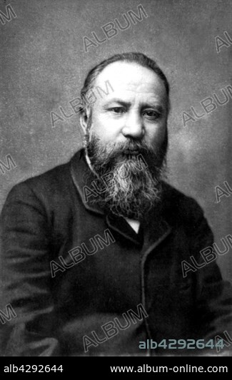 Benoit Malon (1841-1893), journalist, member of the Commune de Paris, founder and headmaster of the Revue socialiste. He converted Jean Jaures to socialism. 19th century . France . Amsterdam, International institute of social history.