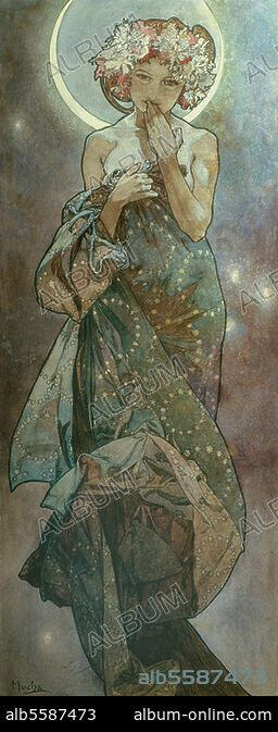[画集] ALPHONSE MUCHA F. Champenois Imprimeur Editeur (1897) by Alphonse Mucha