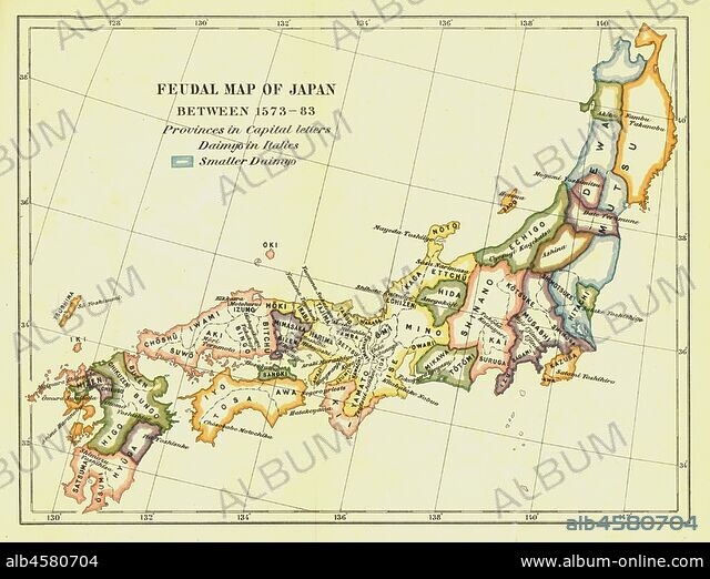 【25％OFF】 Feudal Creator (1903). 1573-83', between Japan of Map 古地図