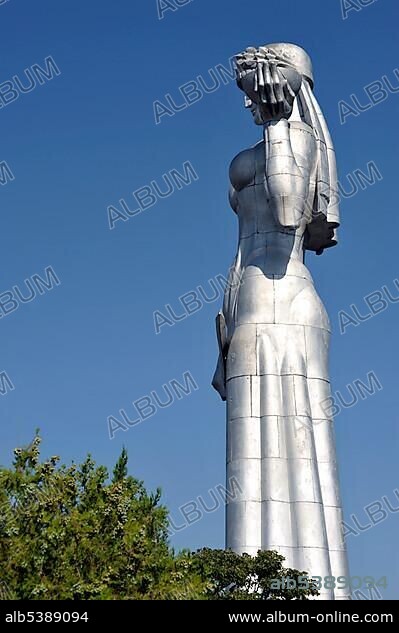 Monument to Kartlis Deda or the Mother of Kartli, Tbilisi, Georgia, Western Asia, Asia.