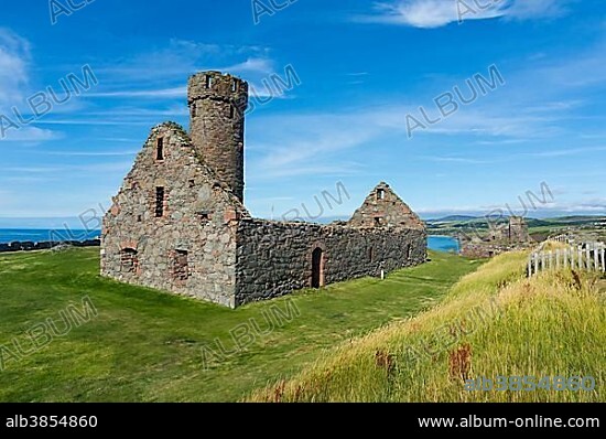 Peel castle, Peel, Isle of Man, United Kingdom, Europe.