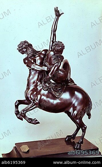 JUAN DE BOLONIA (1529-1608). EL RAPTO DE DEJANIRA - SIGLO XVI - RENACIMIENTO ITALIANO.