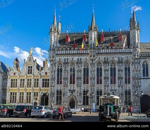 Provincial Palace in Market Square Bruges.