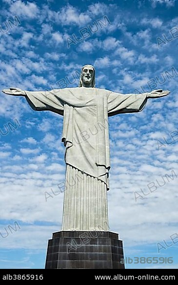 Christ the Redeemer statue, Cristo Redentor, Rio de Janeiro, Rio de Janeiro State, Brazil, South America.