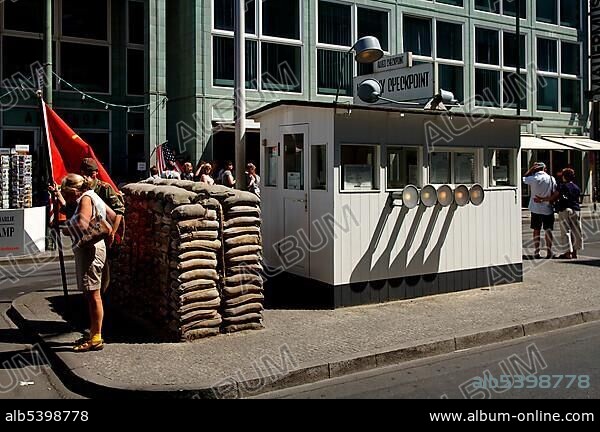 Former Checkpoint Charlie, Berlin, Germany, Europe.