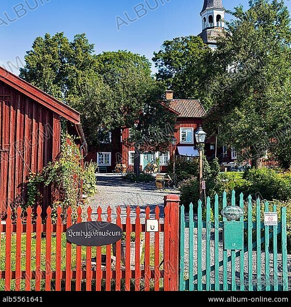 Mariefred Local History Museum, Callanderska garden, Mariefred, Strängnäs, Södermanlands län, Sweden, Europe.