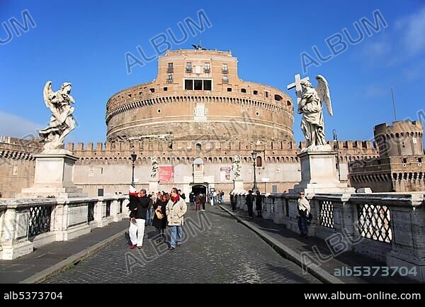 Angel's castle, Castel Sant ' Angelo, Rome, Italy, Europe.