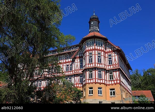 Hermann-Lietz-Schule Haubinda, district of Westhausen, Hildburghausen County, Thuringia, Germany, Europe.