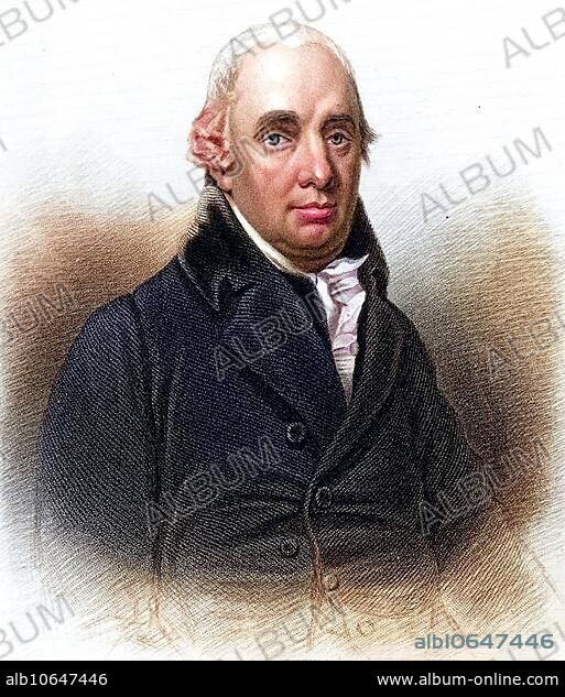 Dugald Stewart (1853-1828) Scottish philosopher and mathematician, born in Edinburgh, Professor of Moral Philosophy at the University of Edinburgh (1785-1809), engraving from A Biographical Dictionary of Eminent Scotsmen by Thomas Thomson (1870), Historical, digitally restored reproduction from a 19th century original, Record date not stated.