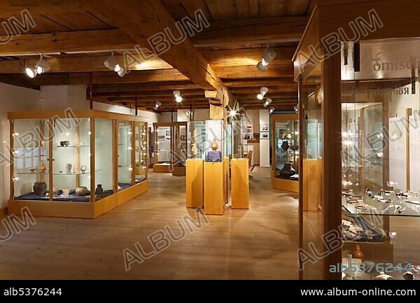 Roman museum in Mautern on the Danube river, Wachau valley, Mostviertel region, Lower Austria, Austria, Europe.