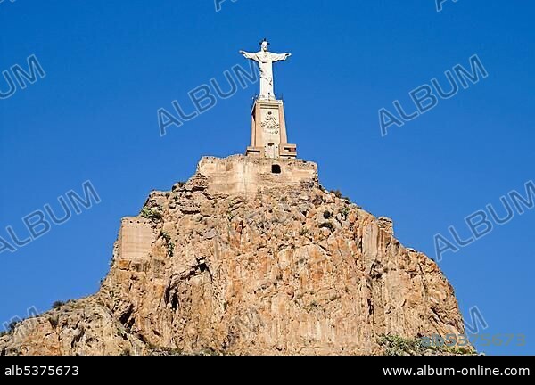 Jesus statue, Monteagudo, Murcia, Spain, Europe.