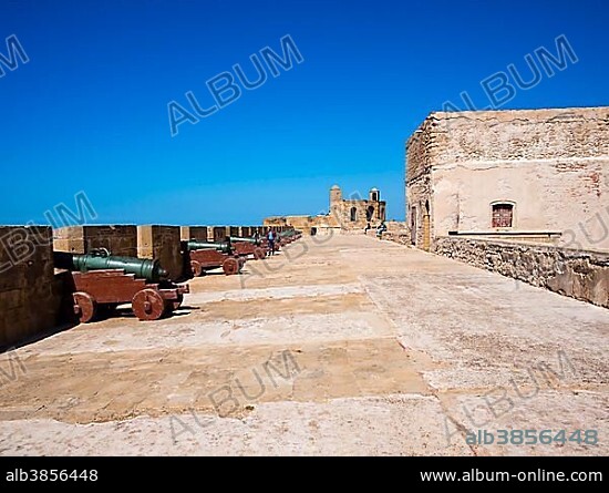 Scala de la Kasbah, Essaouira, Marrakesh-Tensift-El Haouz region, Morocco, Africa.
