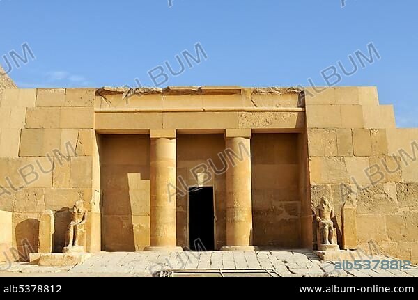 Mastaba tomb of Meresankh III at Giza necropolis on Giza Plateau on outskirts of Cairo, Egypt, North Africa, Africa.