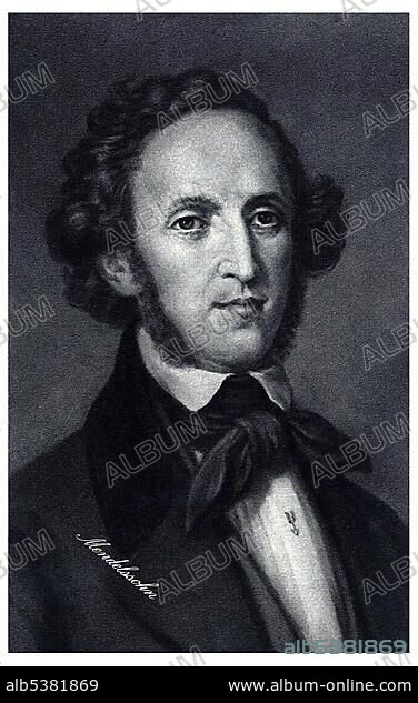 その他 Felix Mendelssohn Bartholdy/ Portrait File:Felix Mendelssohn Bartholdy - Wilhelm Hensel 1847.jpg