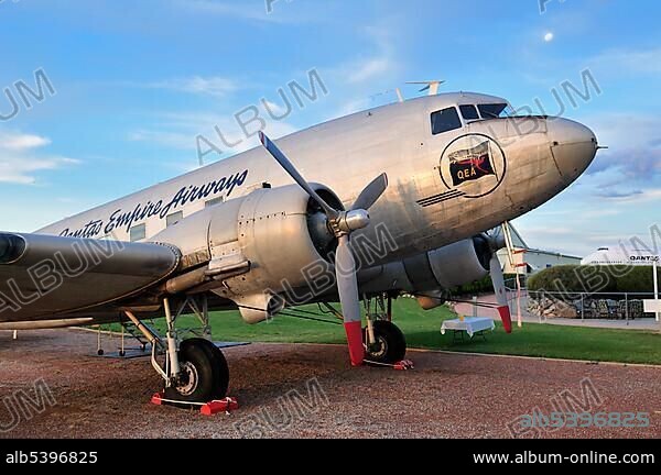 Historic DC 8 airplane at Qantas Founders Museum, Longreach, Queensland Outback, Australia, Oceania.