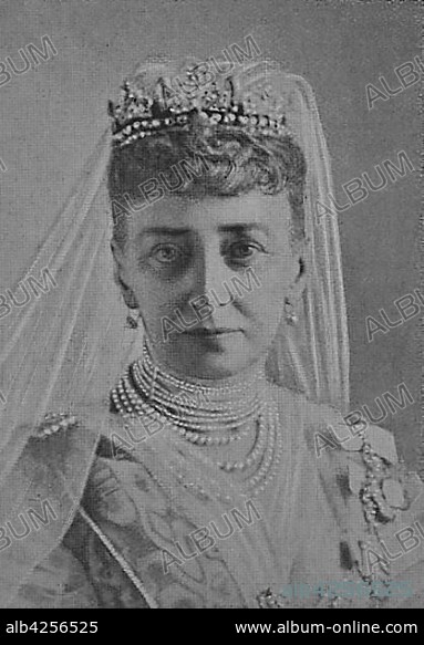 Louise of Hesse-Kassel, Luise Wilhelmine Friederike Caroline Auguste Julie von Hessen-Kassel, 1817-1898, Queen of Denmark, 1865, woodcut, Denmark, Europe.