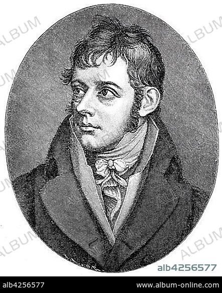 Friedrich Daniel Ernst Schleiermacher, November 21, 1768, February 12, 1834, was a German Protestant theologian, classical philologist, philosopher, publicist, political theorist, church politician and educator, woodcut, Germany, Europe.