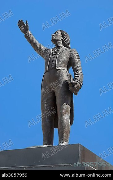Jose Mejia Lequerica Statue, Quito, Pichincha Province, Ecuador