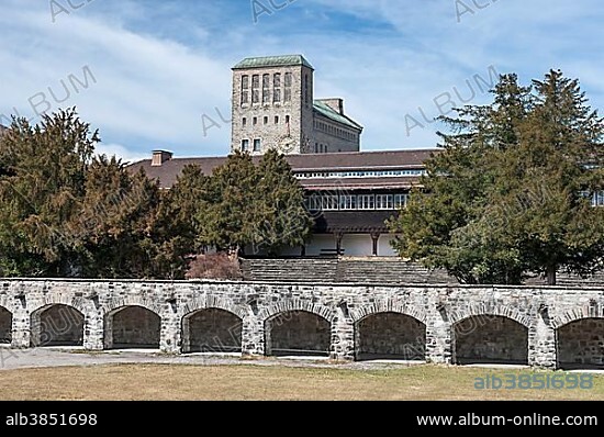NSDAP Ordensburg Sonthofen castle, 1935-45 Adolf Hitler School for the training of the National Socialist Party cadres, since 1956 Generaloberst-Beck-Kaserne barracks, Sonthofen, Allgäu, Bavaria, Germany, Europe.