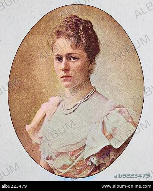 Duchess Sophie Charlotte Augustine in Bavaria, 1847-1897, born Princess in Bavaria and married Duchess of Alencon, Historical, digital reproduction of a 19th century original, original date unknown.