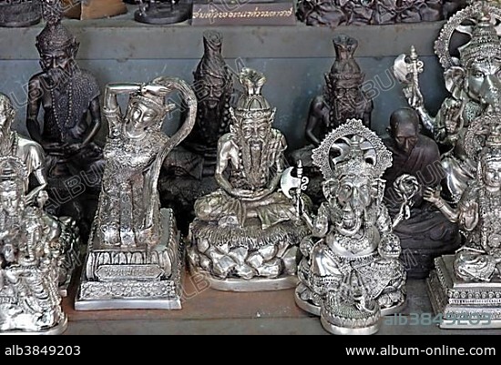 Amulet market, Bangkok, Thailand, Asia.