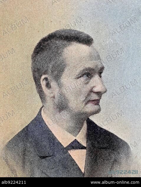 Otto Benndorf (13 September 1838) (2 January 1907) was a German classical archaeologist and the founder of the Austrian Archaeological Institute, Historical, digitally restored reproduction from a 19th century original.