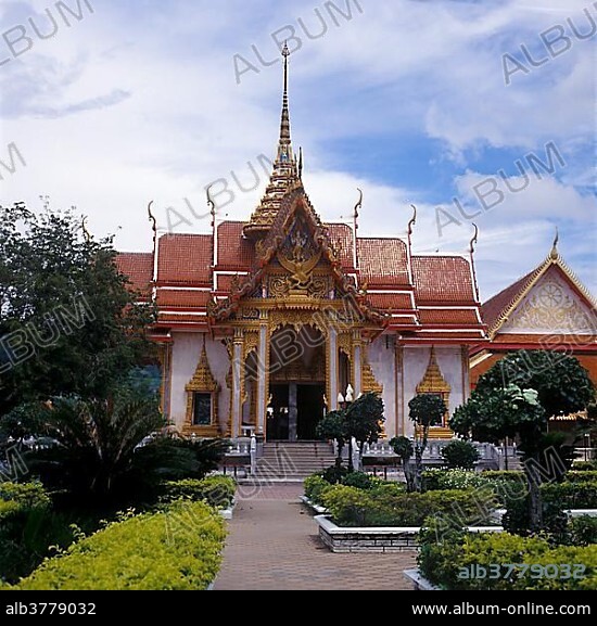 Wat Chalong Temple, Phuket, Thailand, Asia.