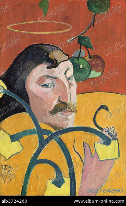 PAUL GAUGUIN. Self-Portrait. Dated: 1889. Dimensions