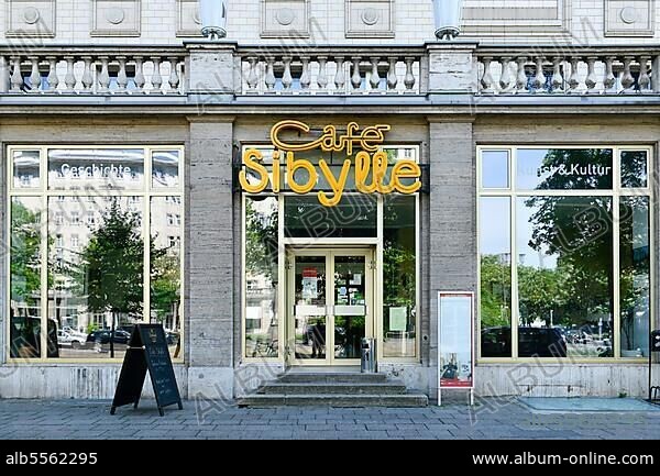 Cafe Sibylle, Karl-Marx-Allee, Friedrichshain, Berlin, Germany, Europe.
