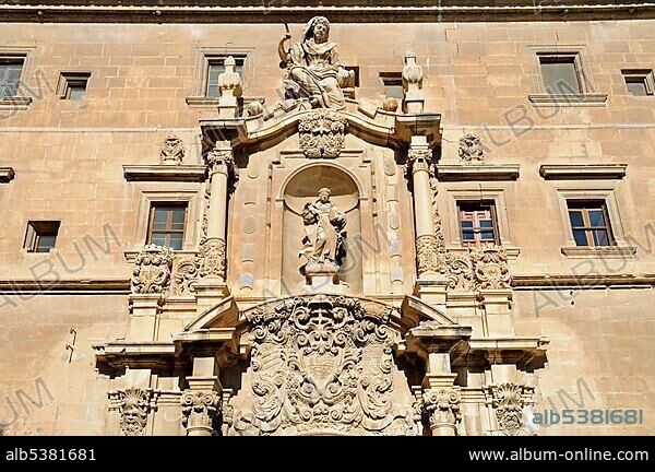 Santo Domingo Palace and Convent, Orihuela, Alicante, Spain, Europe.