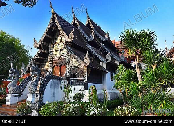 Wat Chedi Luang; a Buddhist temple in Chiang Mai; Thailand; Asia.