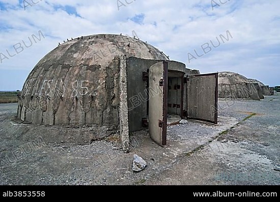 Bunker system, near Tale, Albania, Europe.