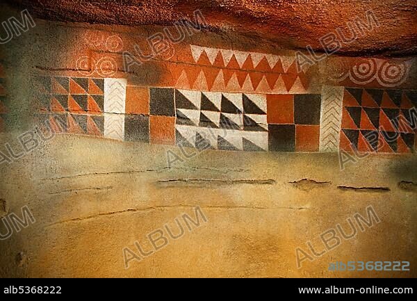 Painted cave (cueva pintada), Museo Canario, Las Palmas de Gran Canaria, Spain, Europe.