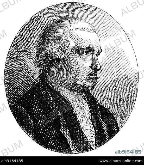 Mayer Amschel Rothschild, also spelled Anschel, 1744, 1812, was a German-Jewish banker and the founder of the Rothschild banking dynasty, Germany, Historical, digitally restored reproduction of a 19th century original, exact original date unknown, Europe.