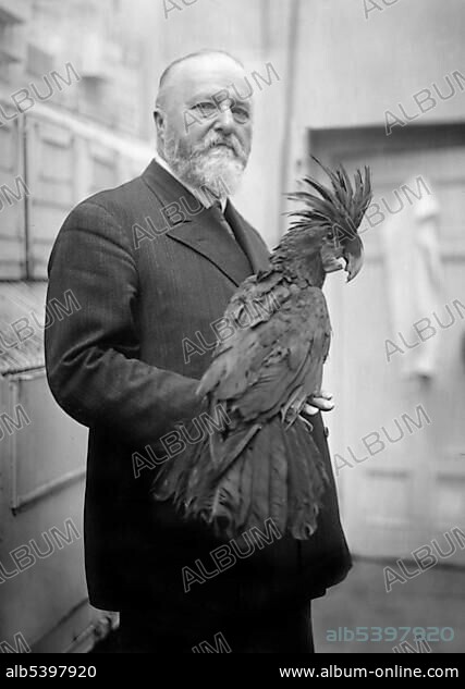 The Berlin Zoo Director, Ludwig Heck Mai, historical photo, 1928 shortly before his 40th service anniversary on 1 June, Berlin, Germany, Europe.
