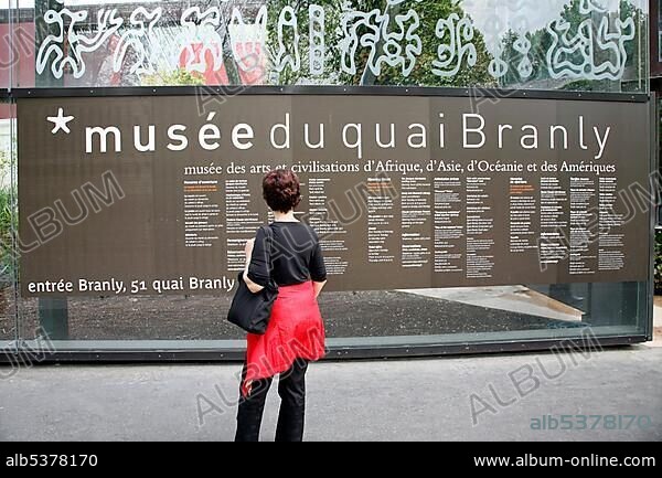 MusÃ©e du Quai Branly on the Seine in Paris, France, Europe.