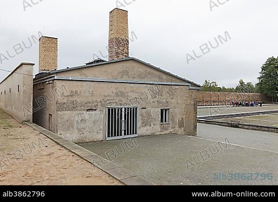 Crematorium, Ravensbrück National Memorial, former women's concentration camp, Fürstenberg Havel, Brandenburg, Germany, Europe.