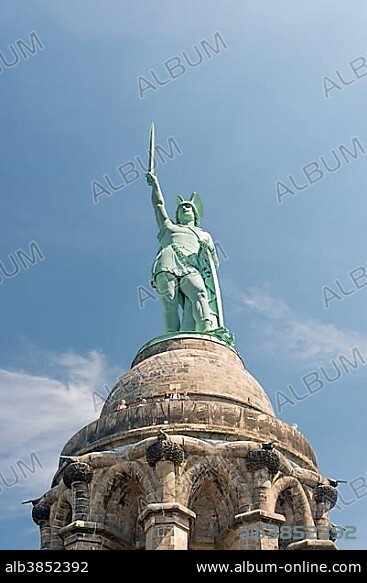 Hermannsdenkmal, monument, Teutoburg Forest, North Rhine-Westphalia, Germany, Europe.