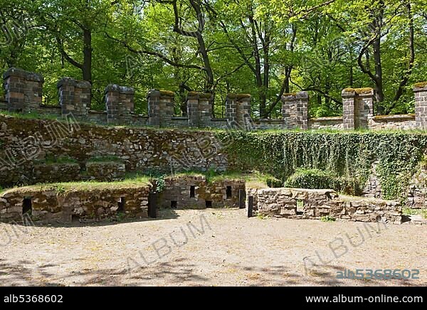 Reconstructed Saalburg Roman fort, Limes, UNESCO World Heritage Site, Taunus region, Hesse, Germany, Europe.