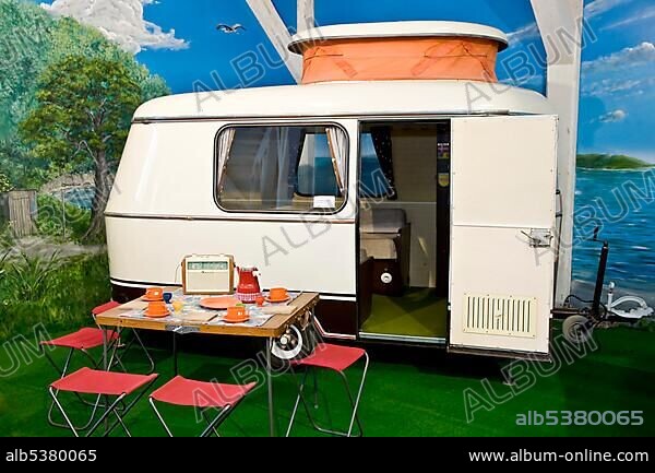 Vintage Hymer camper.