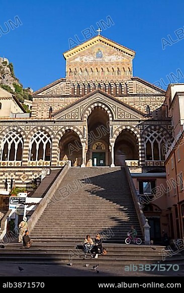 Cathedral of Amalfi, Sant'Andrea, Amalfi, Campania, Italy, Europe.