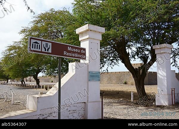 Access road to the Tarrafal concentration camp, Santiago Island, Republic of Cape Verde.